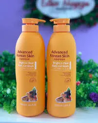  Advanced Korean Skin – Bright & Smooth Body Lotion (Orange Bottle)
