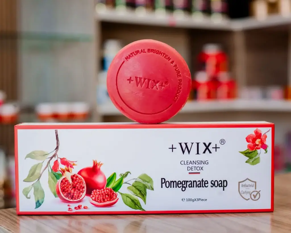 WIX+ Cleansing Detox Pomegranate Soap(3 pieces)